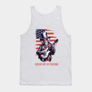 Rockin' Riff of Freedom Shirt | Unleash Your Inner Patriot this 4th of July Tank Top